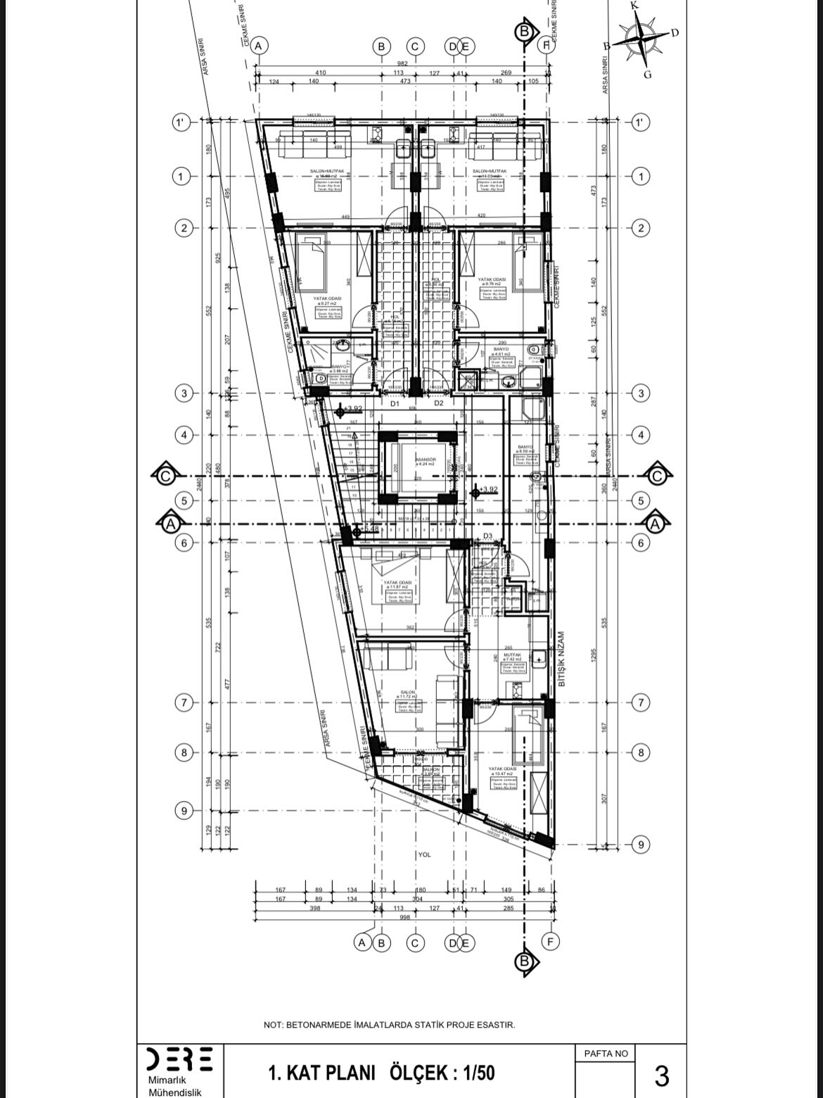 Çavdar Suit E Denizli - 10 Bağımsız Bölüm